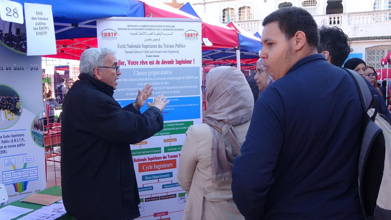 Participation de l'ENSTP au 6ème Forum de l'orientation et des métiers ...